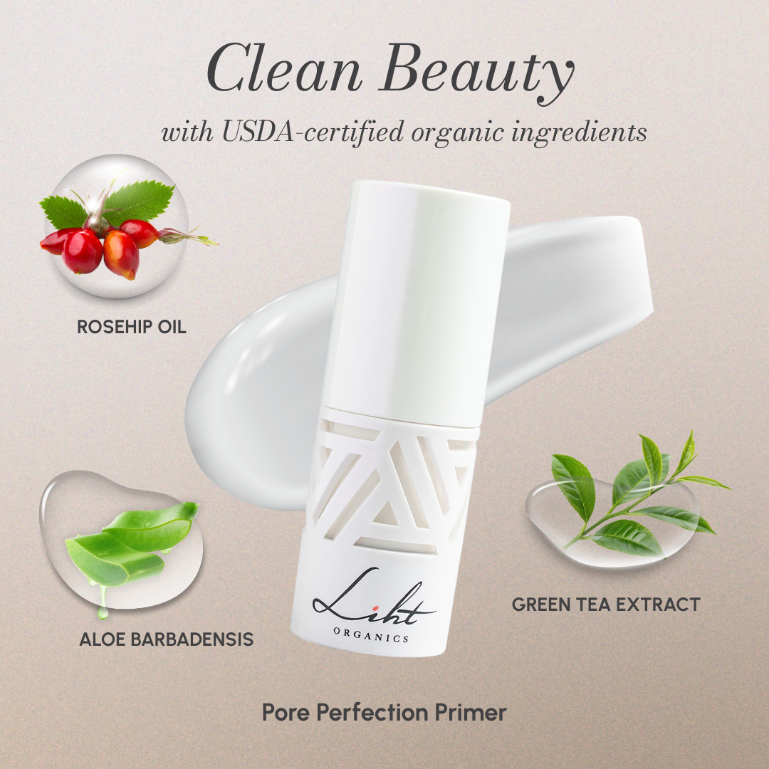 Organic Pore Perfection Primer with Rosehip Oil & Aloe