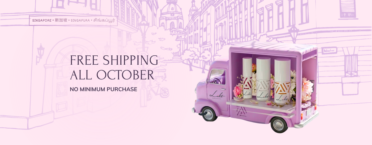 Free shipping all October, no minimum purchase